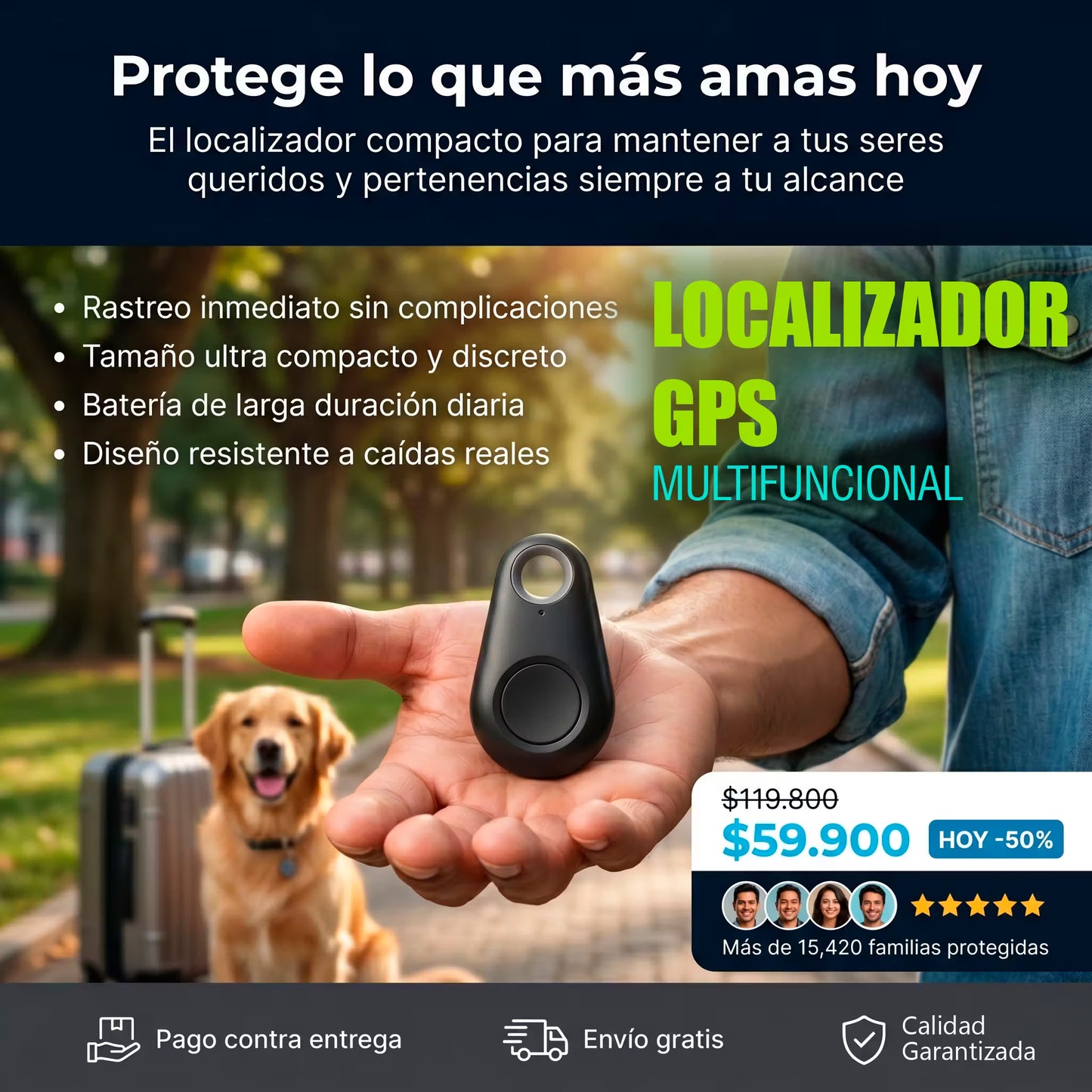 LOCALIZADOR GPS MULTIFUNCIONAL