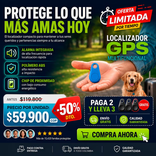 LOCALIZADOR GPS MULTIFUNCIONAL