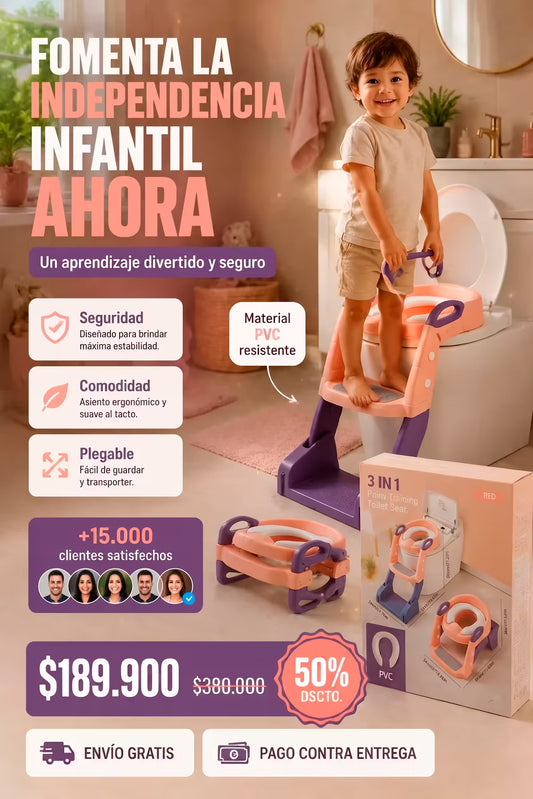 Escalera Entrenamiento 3en1 Bebe
