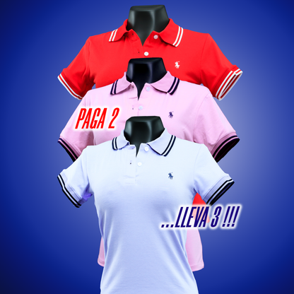 Camiseta Dama Tipo Polo